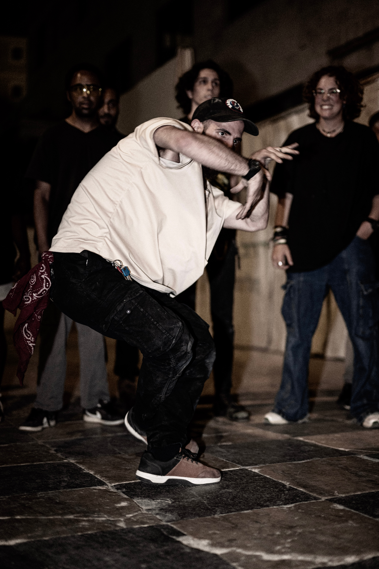 Downtown Echo dancer outdoors at First Station