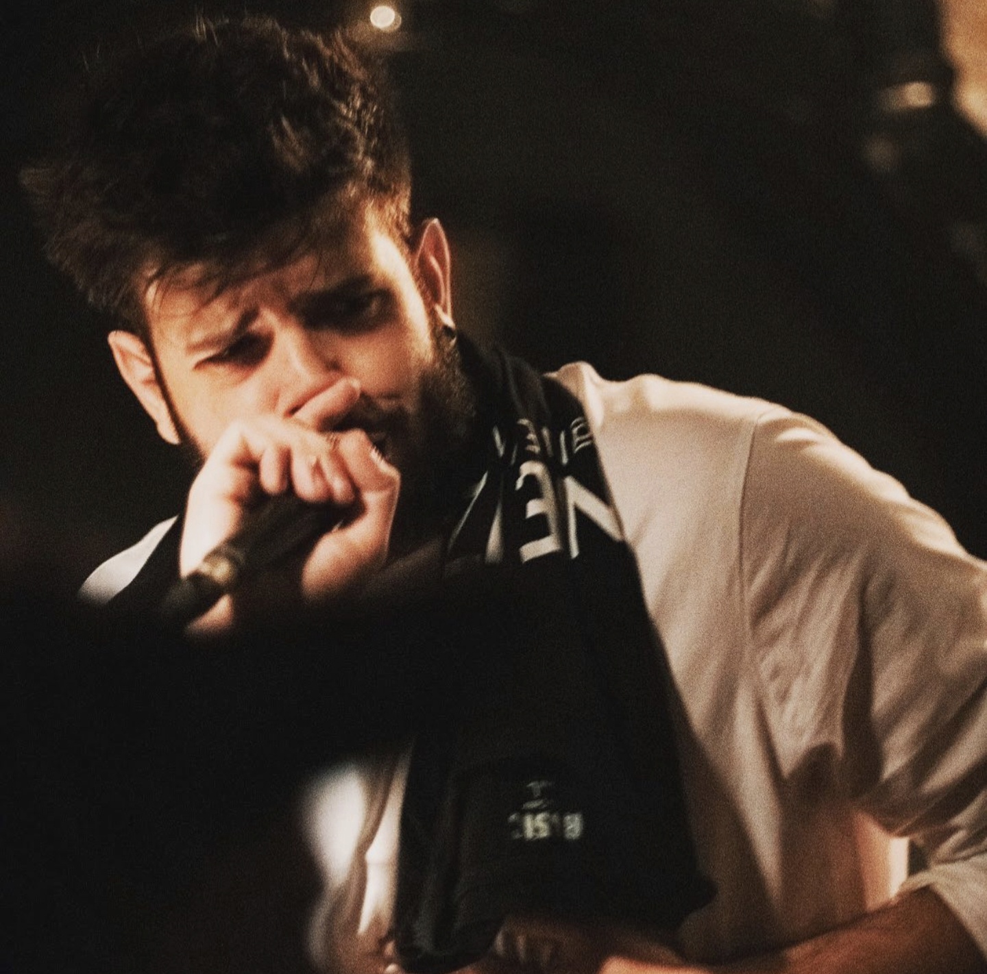 Rapper on stage